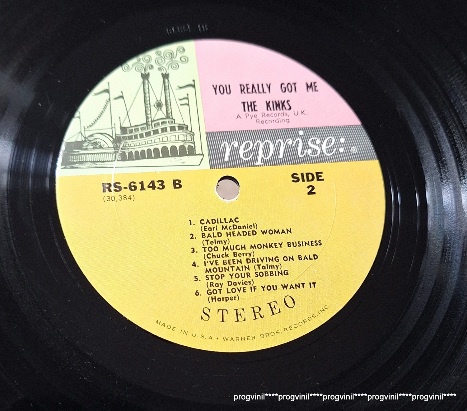 The Kinks ‎– You Really Got Me LP Vinyl rock 1968, Stereo, Santa Maria pressing