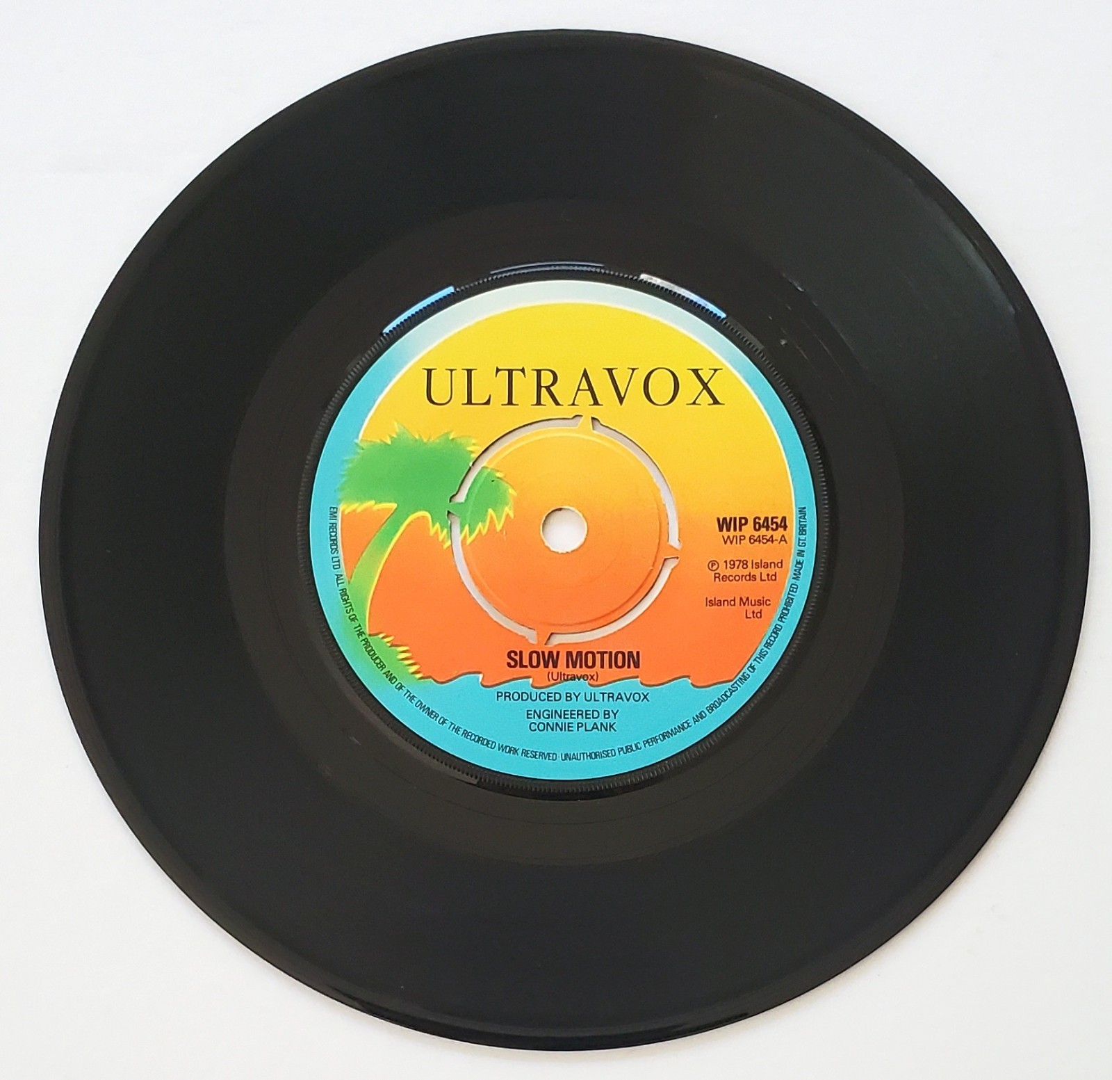 Ultravox – Slow Motion b/w Dislocation (UK Vinyl 7″ in Picture Sleeve)