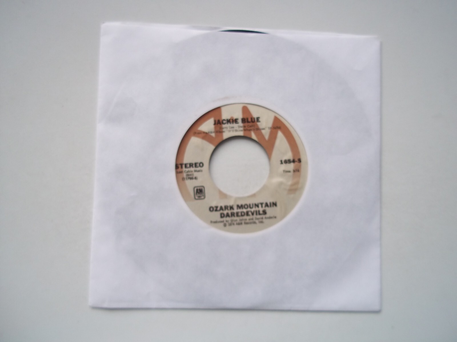 OZARK MOUNTAIN DAREDEVILS Jackie Blue; Better Days 45 RPM Record 7″ Single 1974