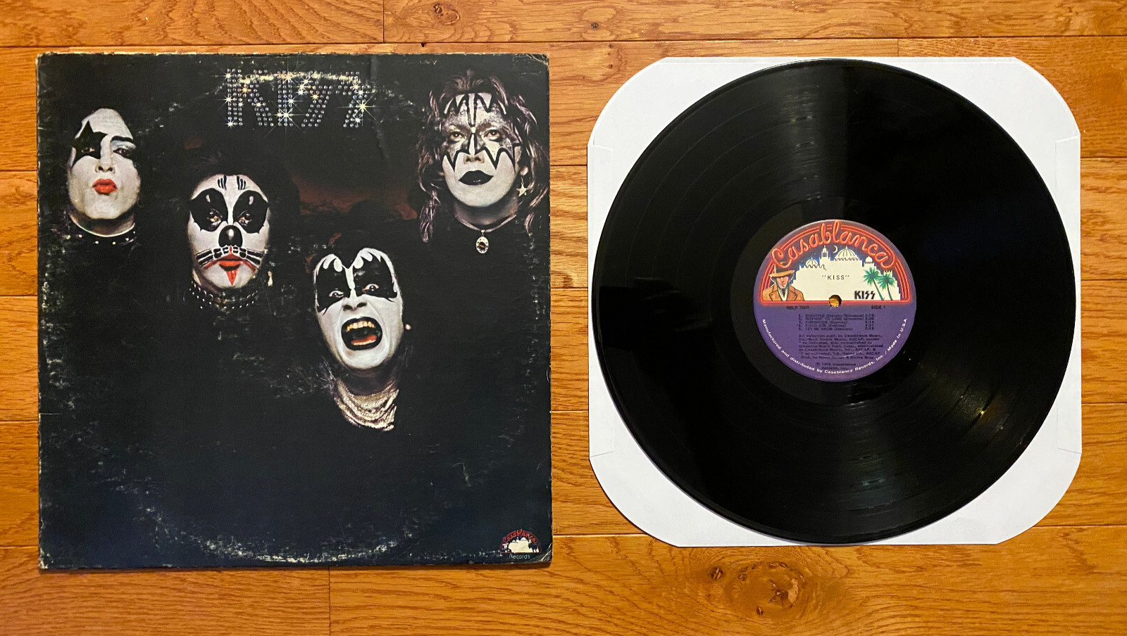 Kiss – Self Titled LP Casablanca NBLP 7001 1974 Pressing
