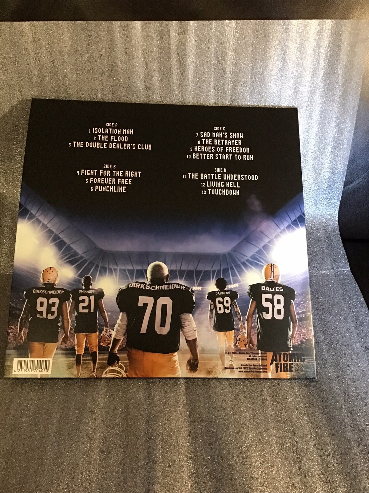 Vinyl Records – U.D.O. – Touchdown-Limited Edition Splatter Pressing, New,signed