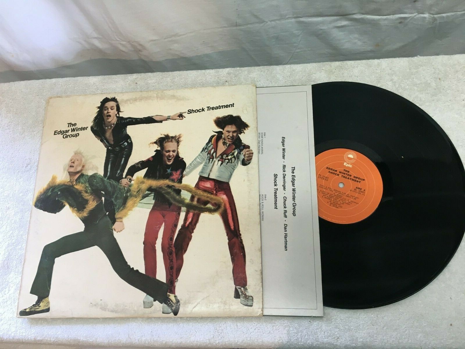 EDGAR WINTER GROUP Shock Treatment 1974 PE 32461+ They Only Come Out At Night