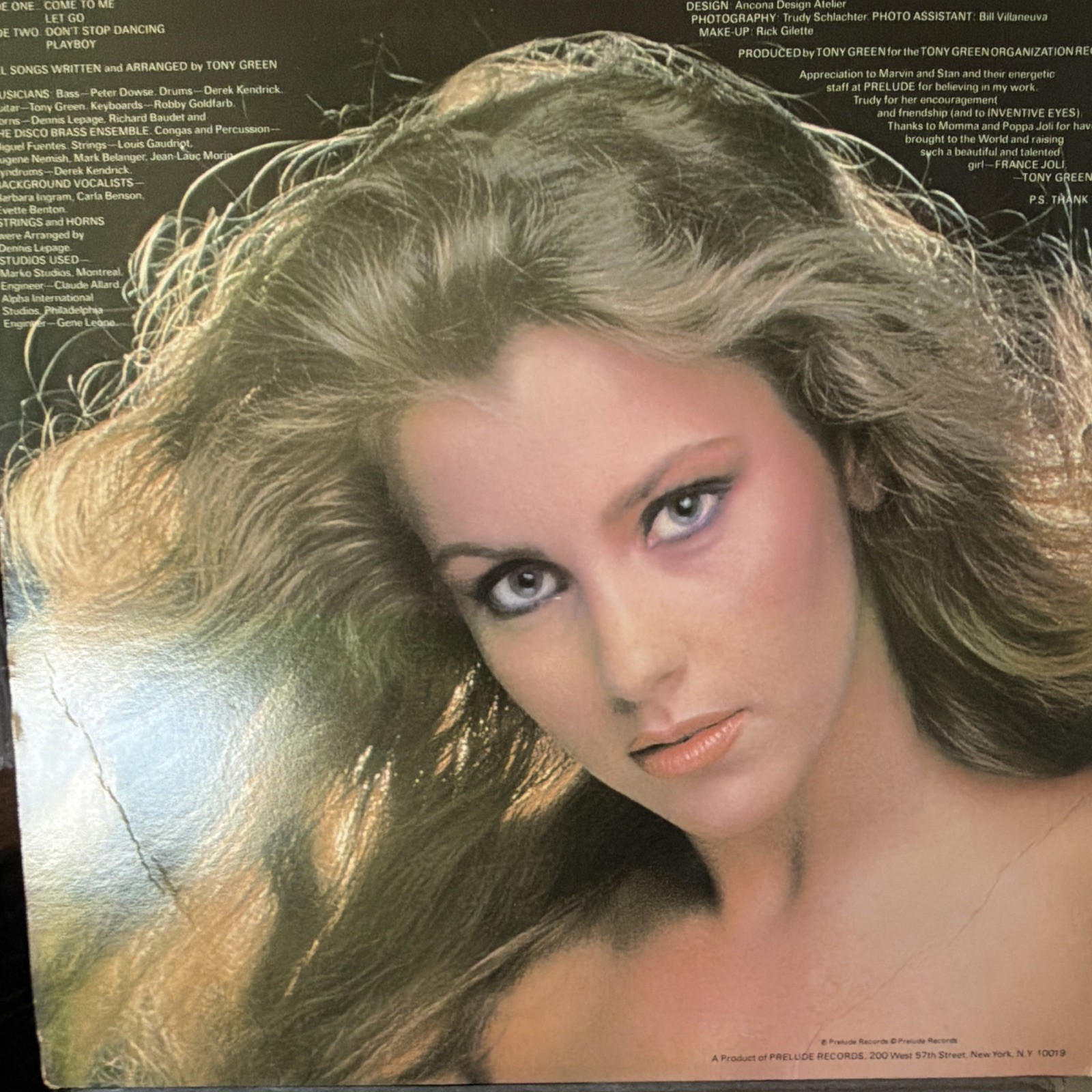 France Joli “France Joli” LP Vinyl 33 RPM Stereo (1979) Prelude PRL 12170