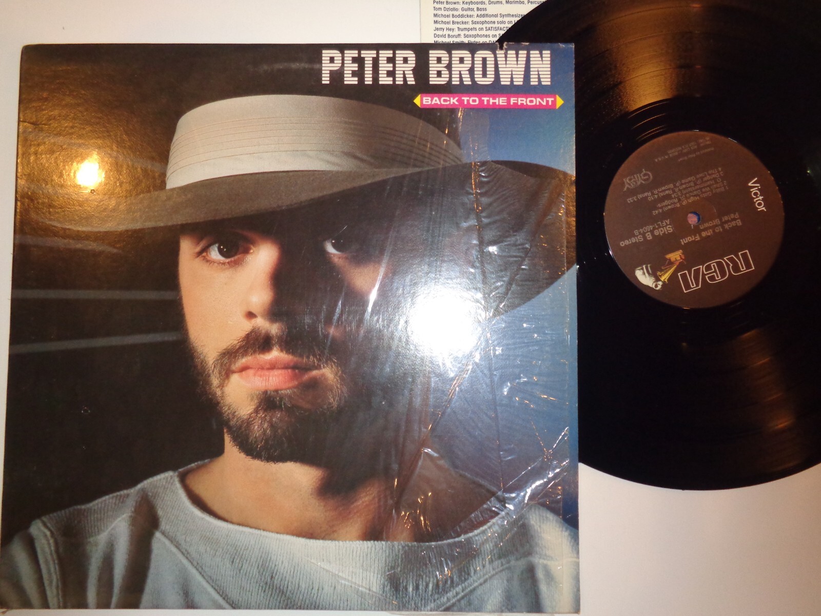 PETER BROWN Back to the Front Vinyl Record Album Lp AFL1-4604 VG++