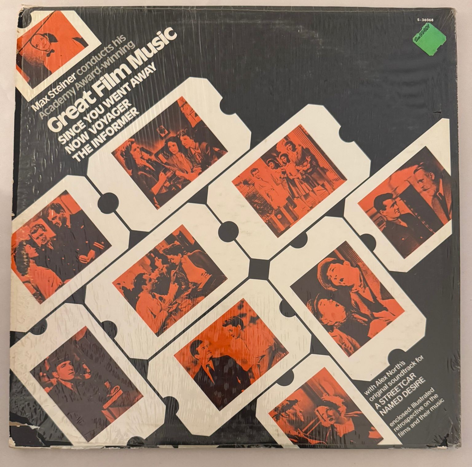 ALEX NORTH / RAY HEINDORF – A STREETCAR NAMED DESIRE – VINYL LP S36068 VG+ – A8