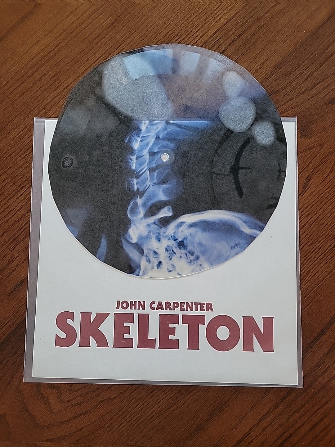 John Carpenter Skeleton 10″ Acetate X-Ray Bone Record Single