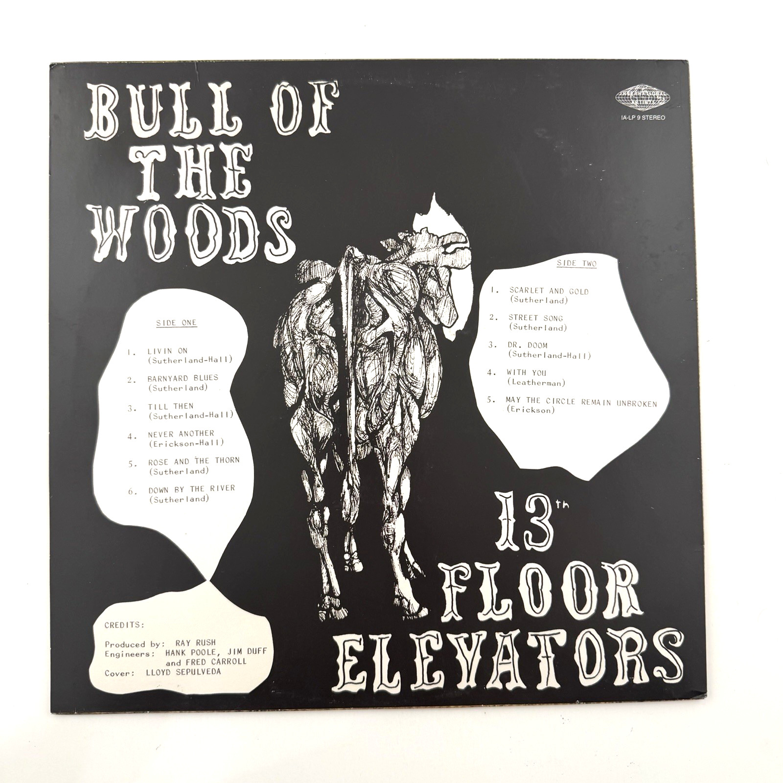 13TH FLOOR ELEVATORS Bull Of The Woods LP Lmlr White Vinyl 2023 RSD NM