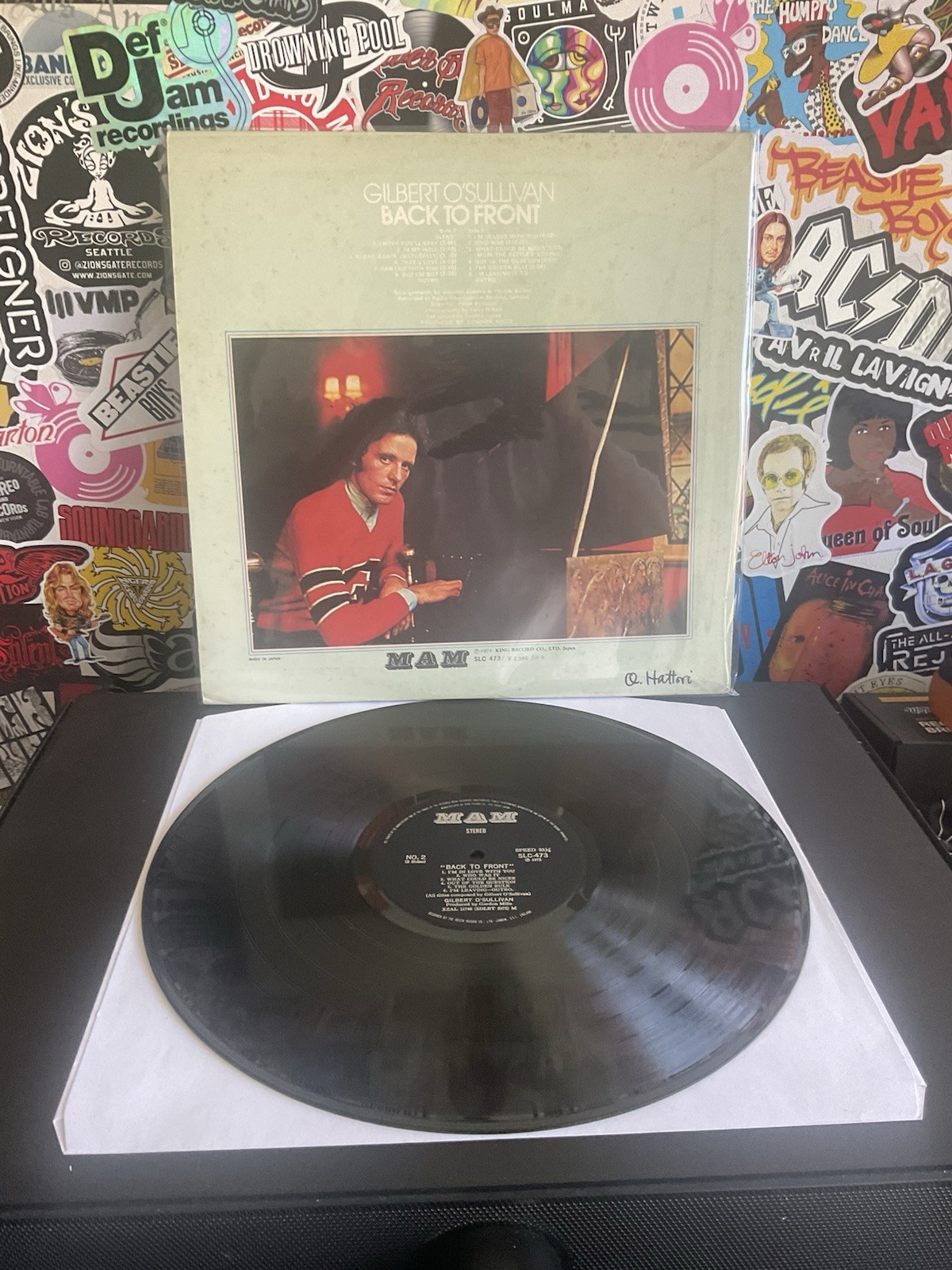 GILBERT O’ SULLIVAN Back To Front VG/VG+ VINYL JAPAN