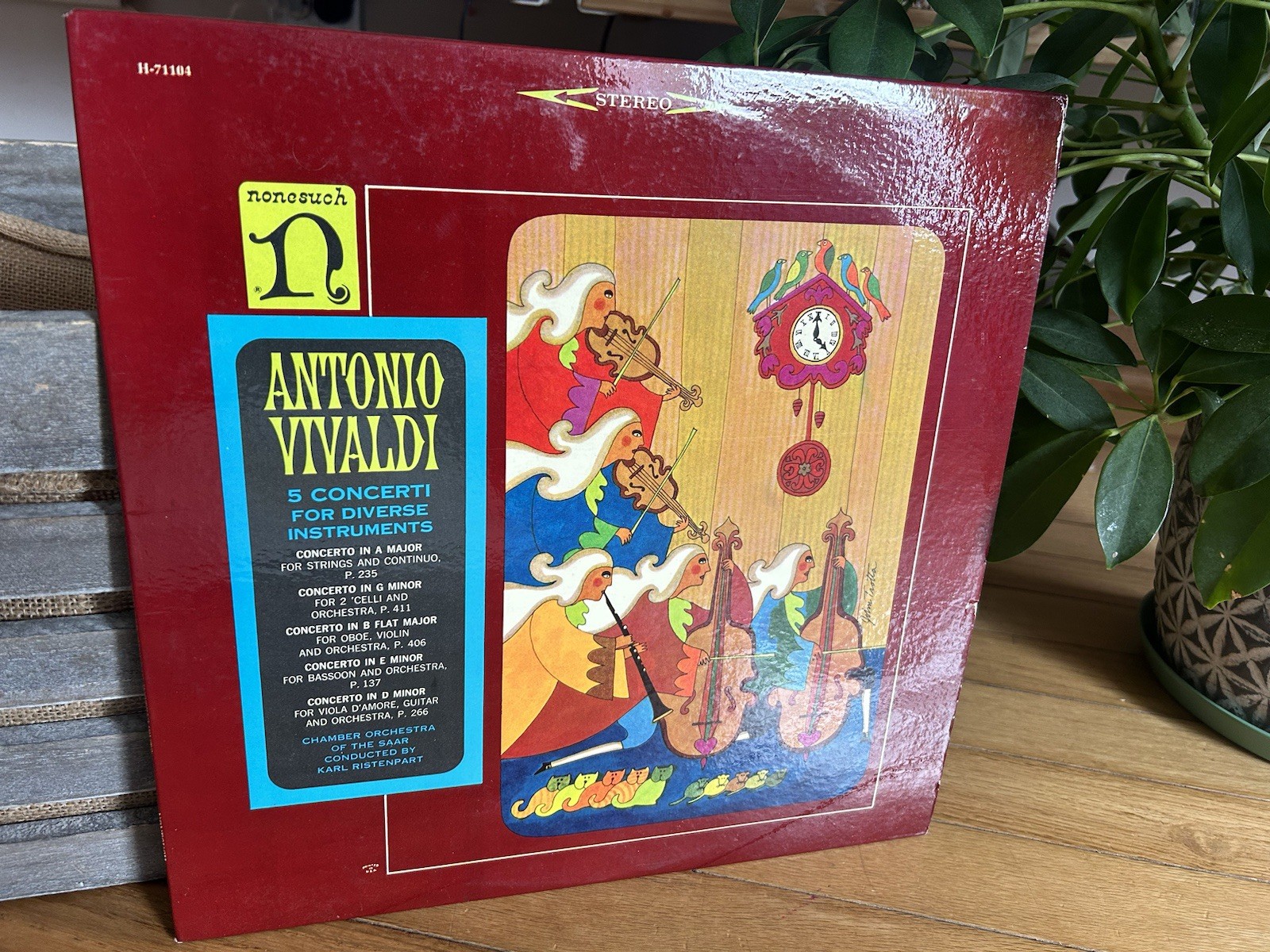 Antonio Vivaldi’s “5 Concerti for Diverse Instruments,” Nonesuch Records