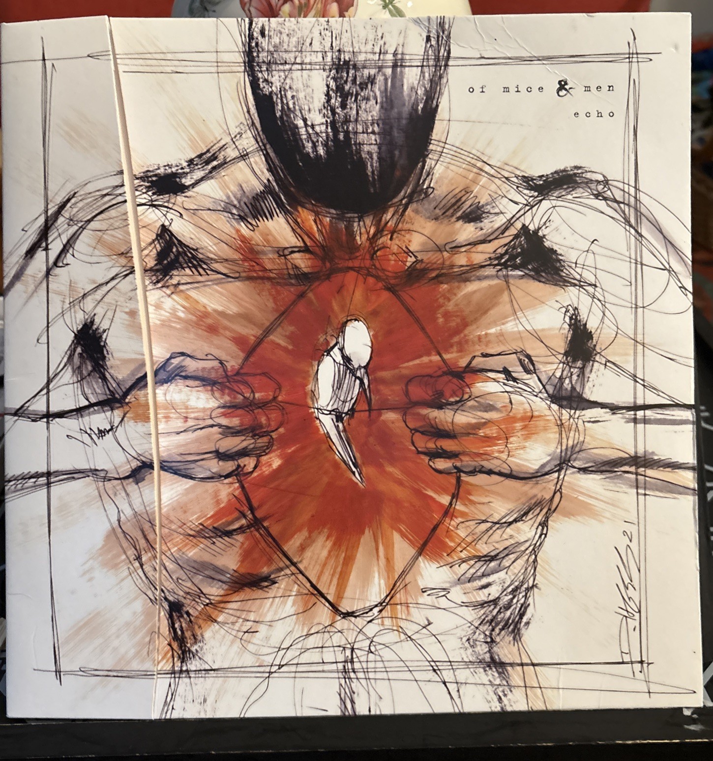 Vinyl LP Of Mice & Men – Echo – Orange blk cover – sharptone
