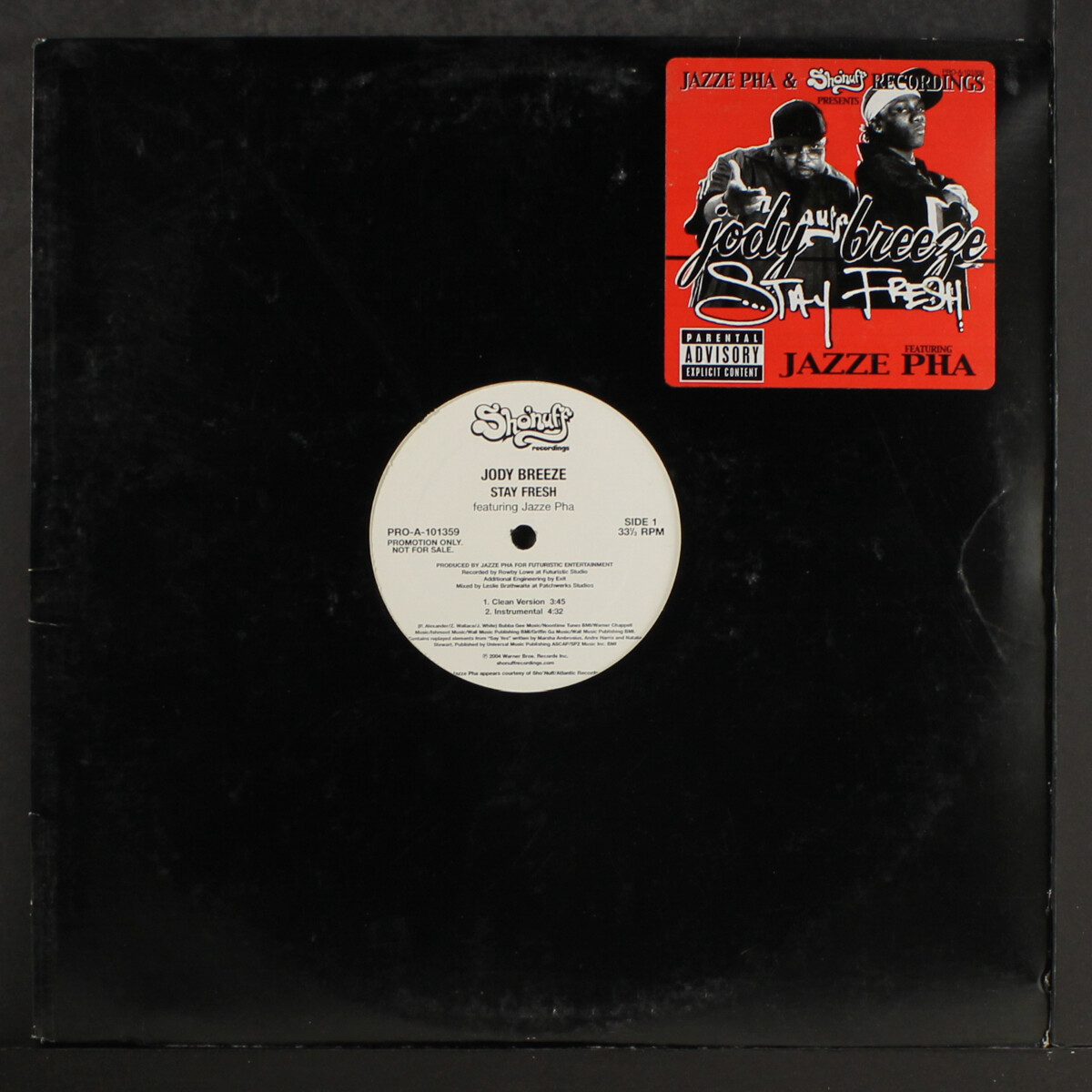 JODY BREEZE: stay fresh SHO NUFF 12″ Single 33 RPM