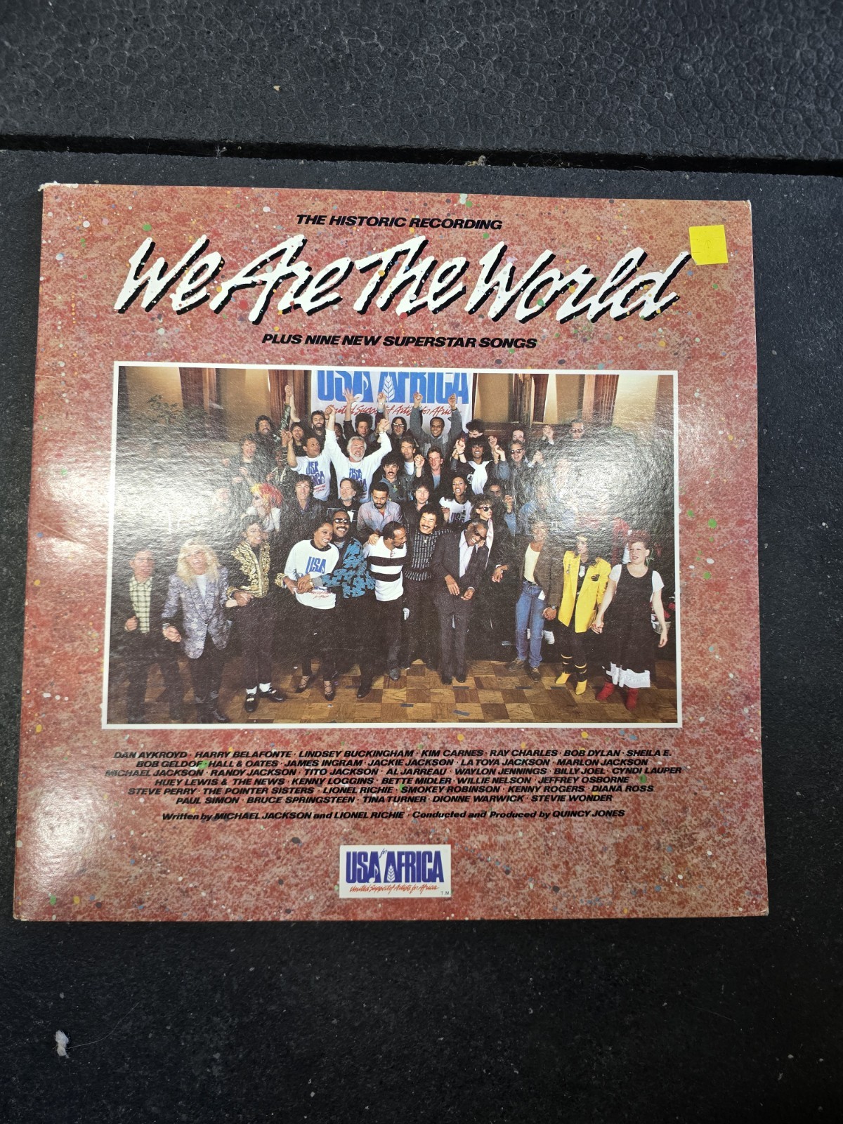 We Are the World Quincy Jones Original Vinyl LP Various Artists / VG+