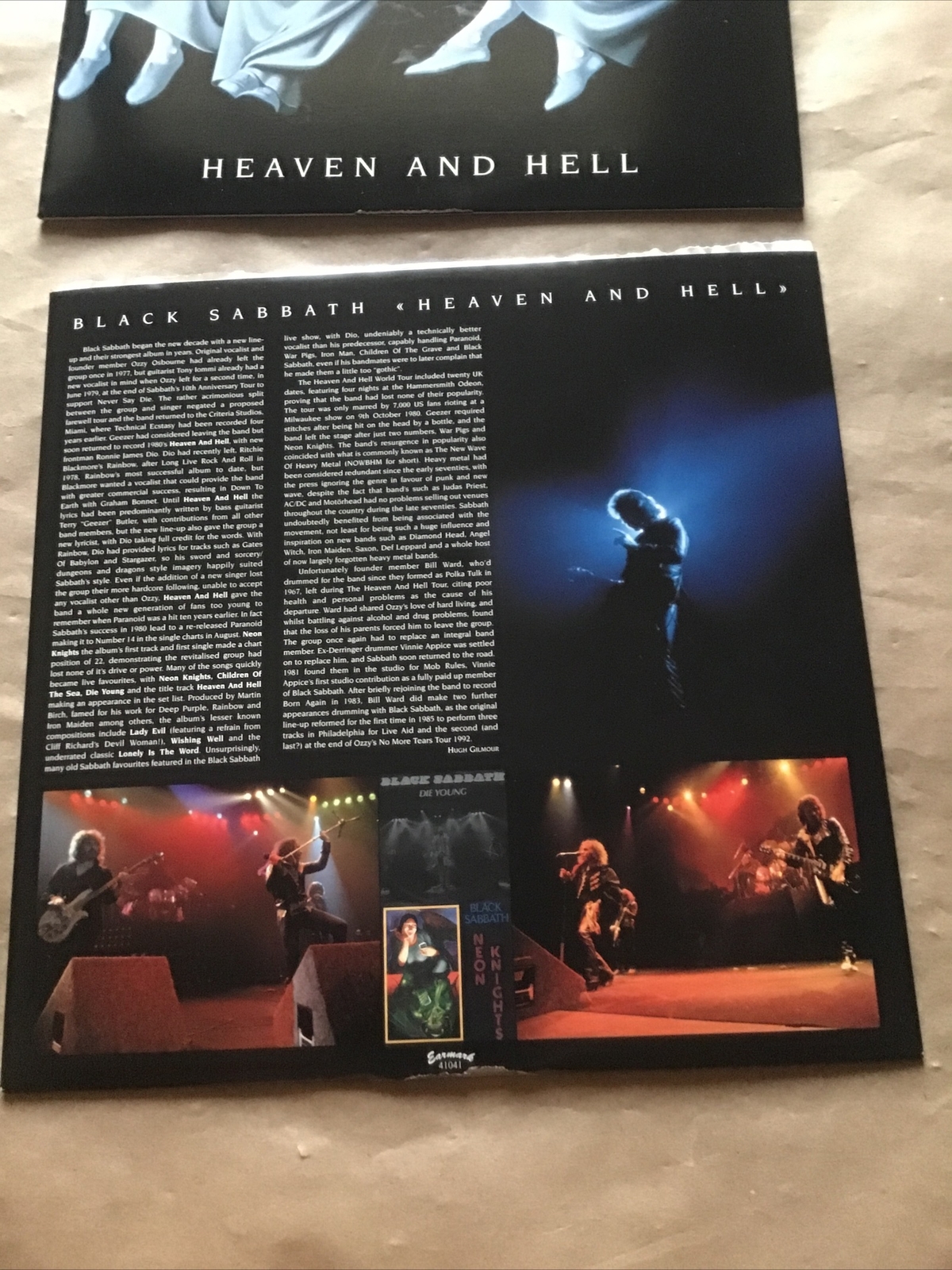 Black Sabbath,Heaven and Hell,Vinyl,Earmark,41041,W/ Hype Sticker,rare