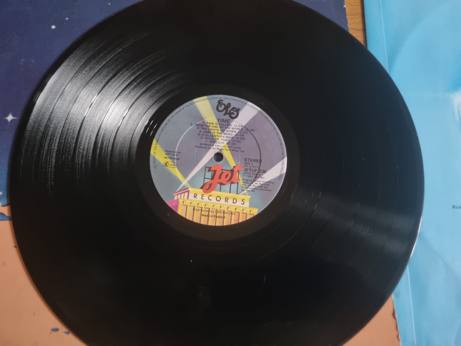 ELO – Time 1981 LP Jet Records – JETLP 236 Pop Rock