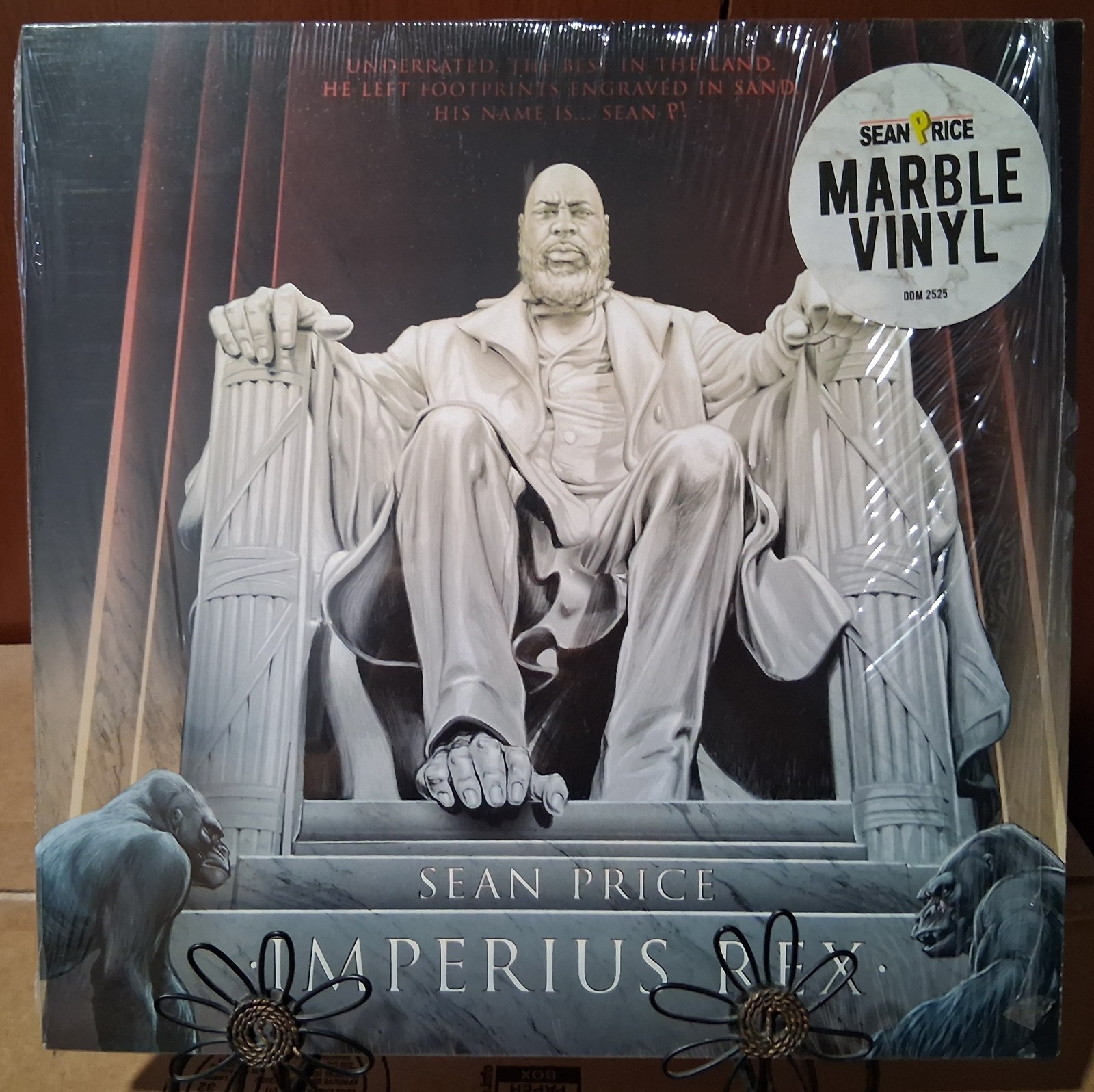 Sean Price Imperius Rex 2xLP 2017 Vinyl Duck Down Prodigy MF DOOM Marco Polo EX