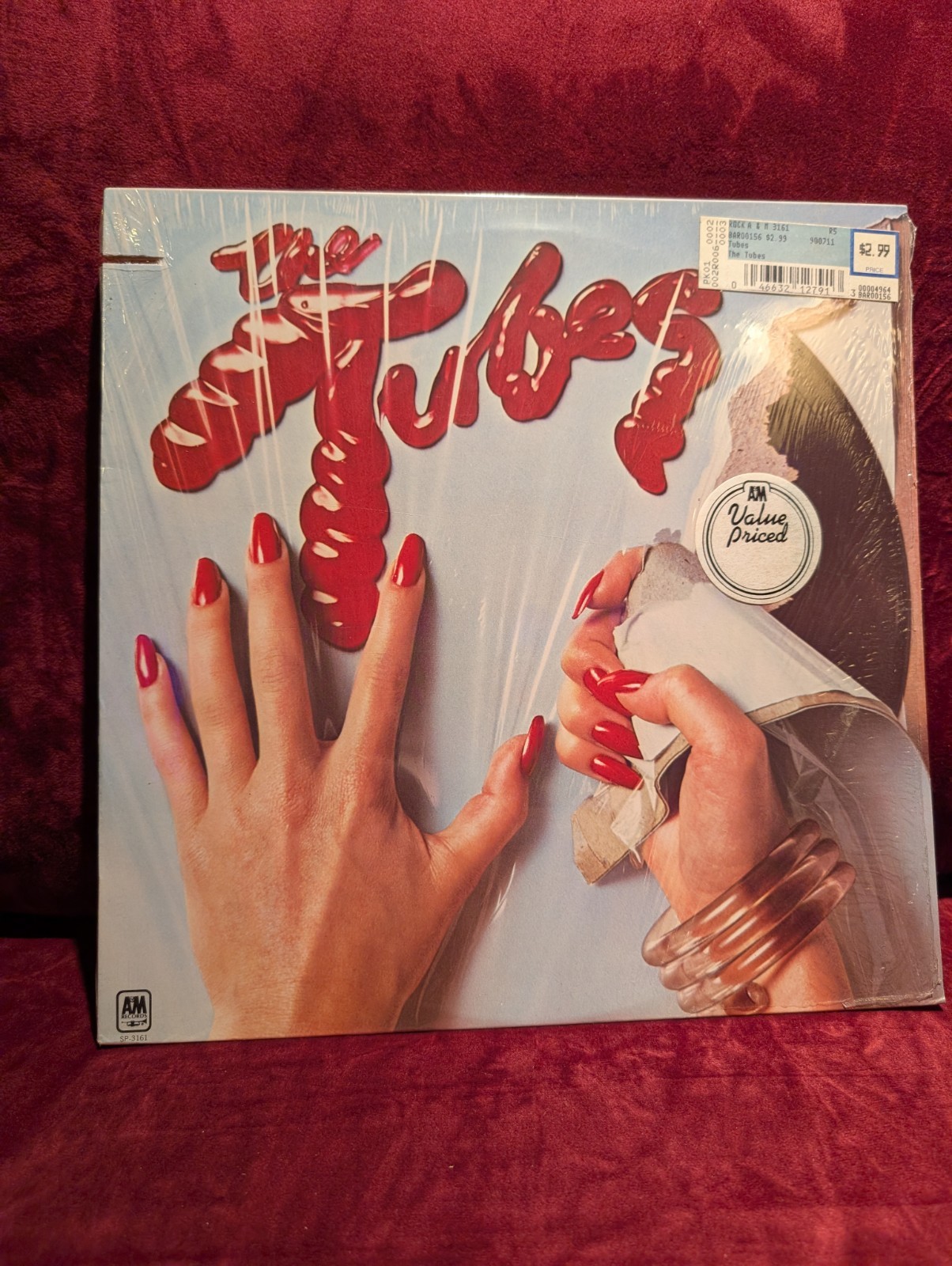 The Tubes Self Titled Vinyl Original Hype Sticker and Shrink Wrap VG+
