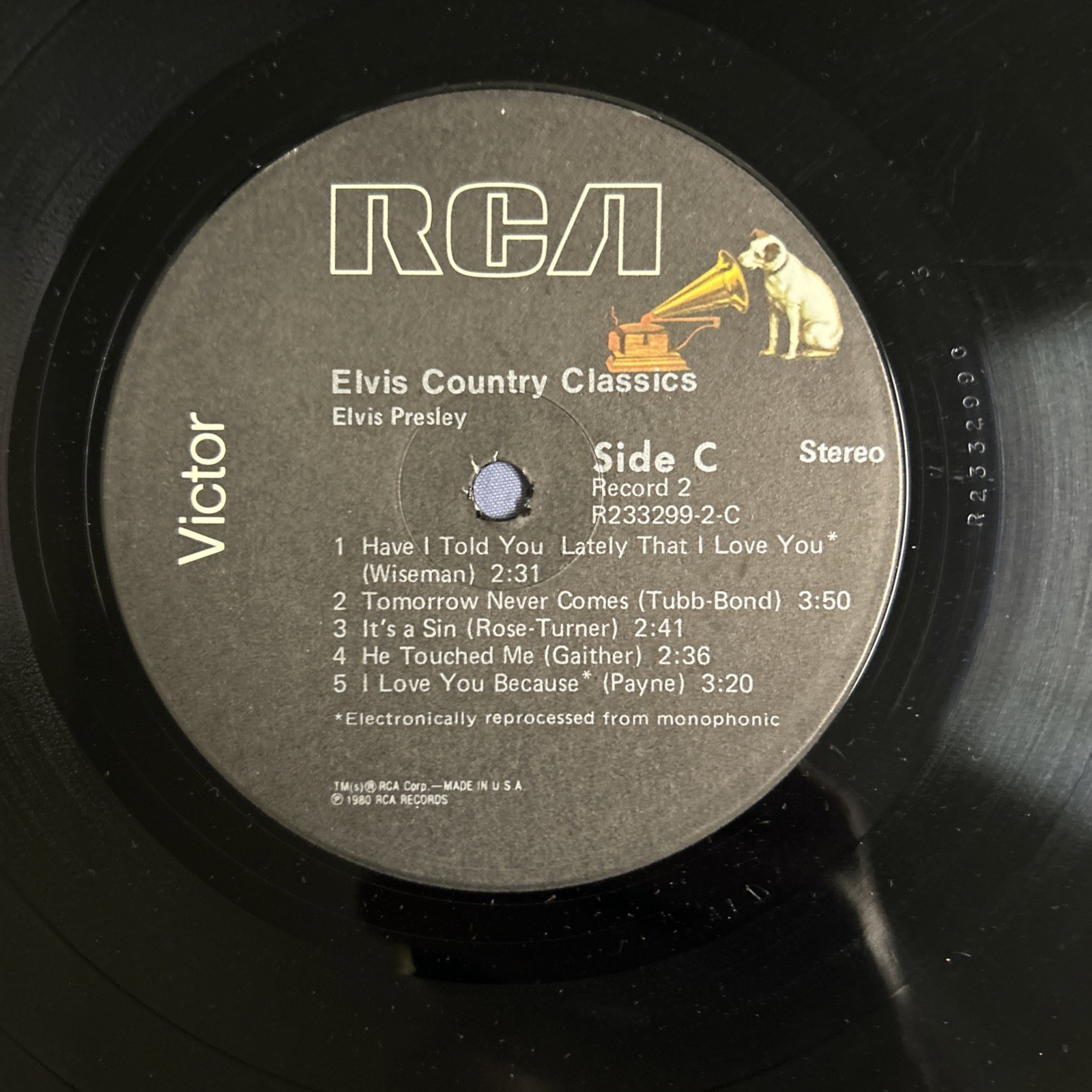 Elvis, Country Classics LP