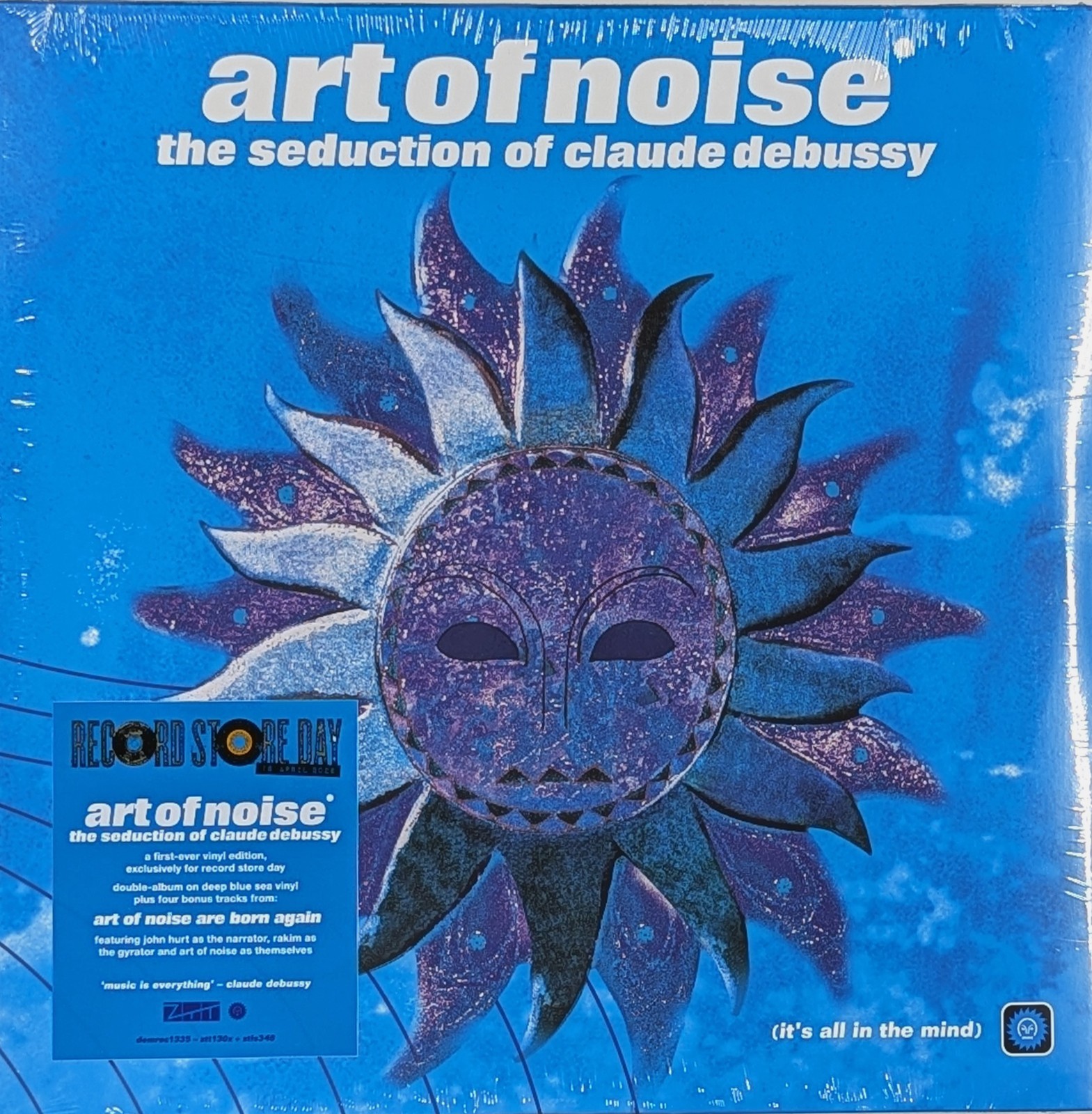 ART OF NOISE The Seduction of Claude Debussey SEALED 2LP Deep Blue Sea Vinyl RSD
