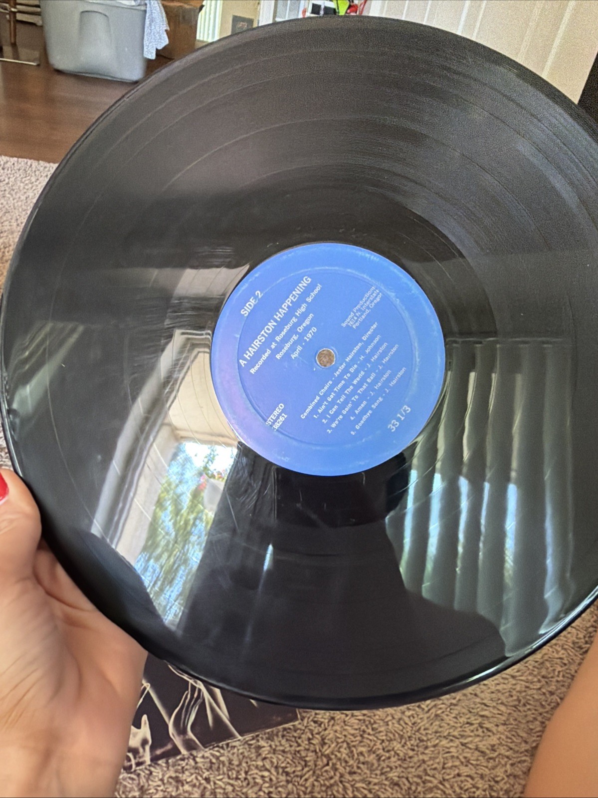 Rare Private Press Vinyl LP – A Hairston Happening – Roseburg High School #V