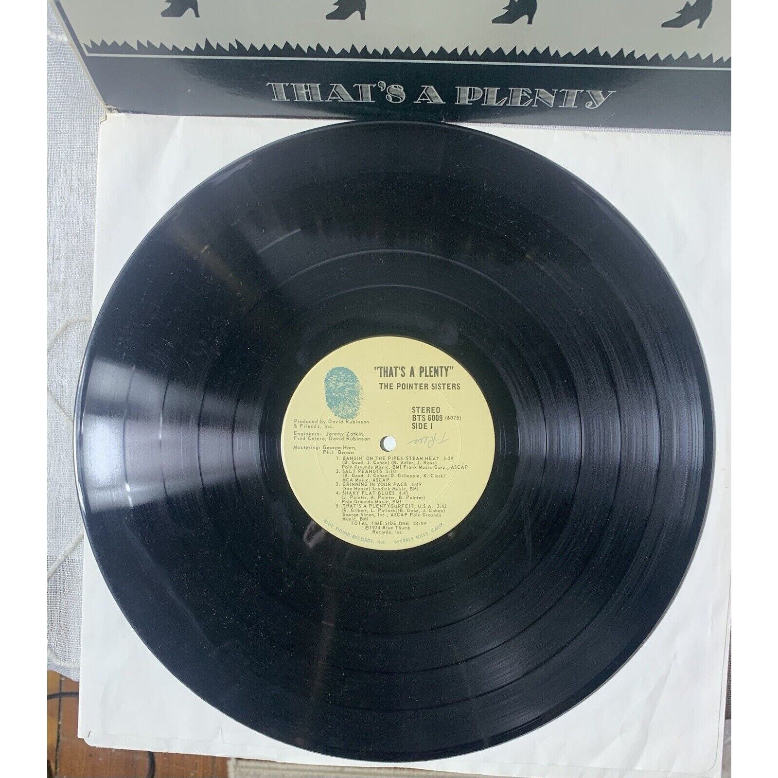 The Pointer Sisters That’s A Plenty 1974 Vinyl LP Blue Thumb BTS 6009 Funk Soul