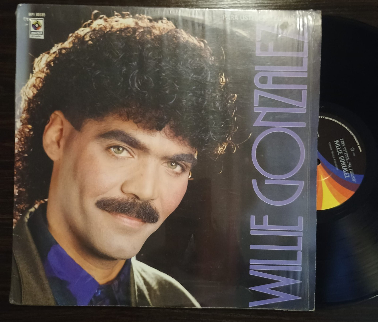 WILLIE GONZALEZ Para Ustedes El Publico 1990 NM VINYL LP SALSA RARE MEXICO ED.