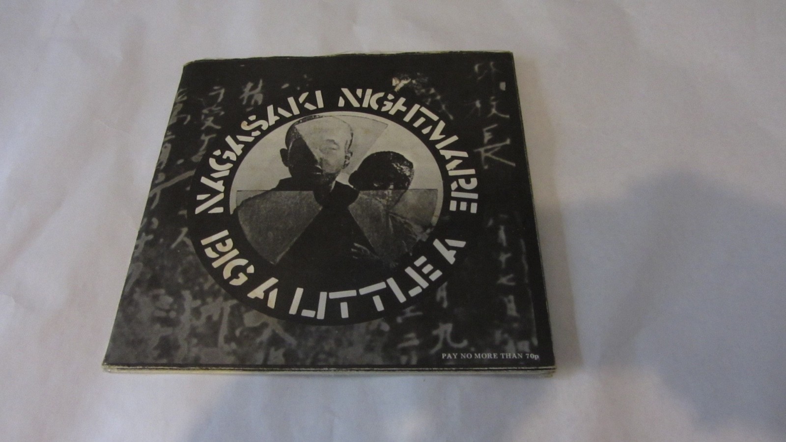 Crass, Nagasaki Nightmare, Big A Little A. 1981 Crass Records 7″ Good condition