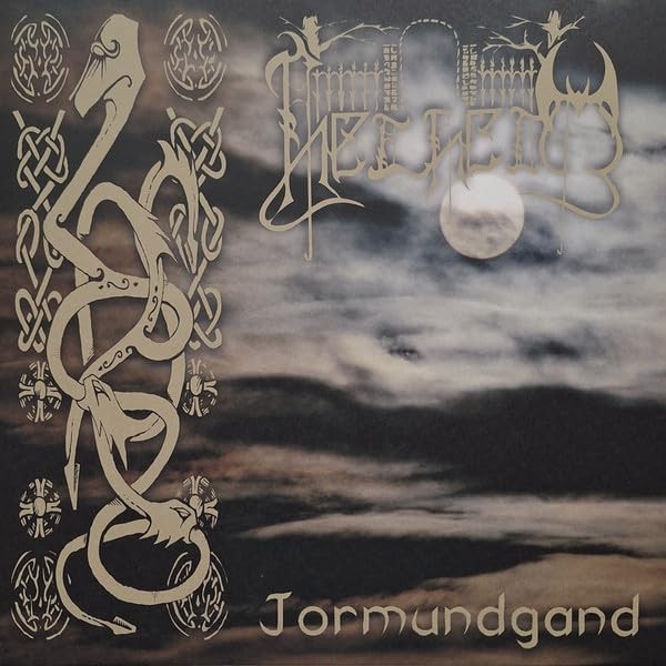 HELHEIM JORMUNDGAND TRANSPARENT ORANGE BLACK MARBLE VINYL LP