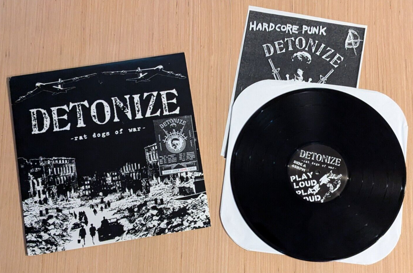 Detonize Rat Dogs Of War Vinyl Record LP 2009 F.O.A.D. 122112 – 1