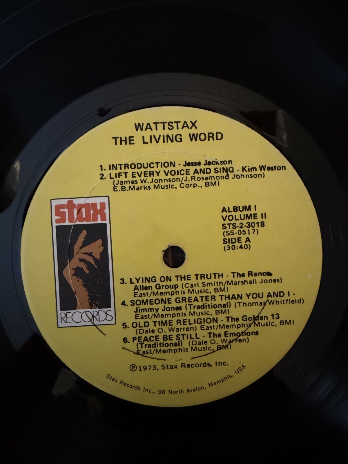 Wattstax 2 The Living Word 2-LP (1973) Stax STS-2-3018 Original Stereo Isaac