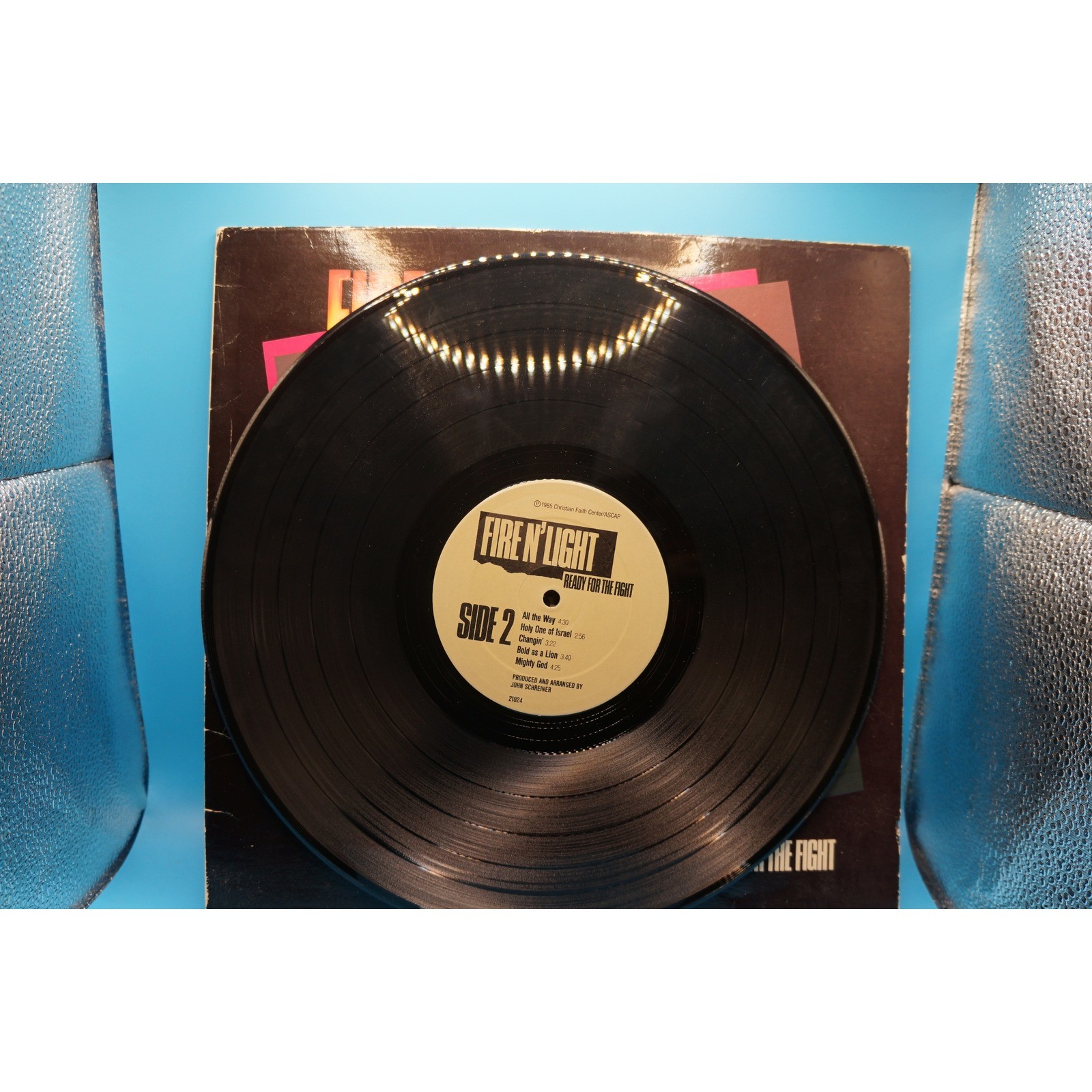 Fire N’ Light Ready For The Fight Vinyl 1985 Christian Rock CCM John Schreiner
