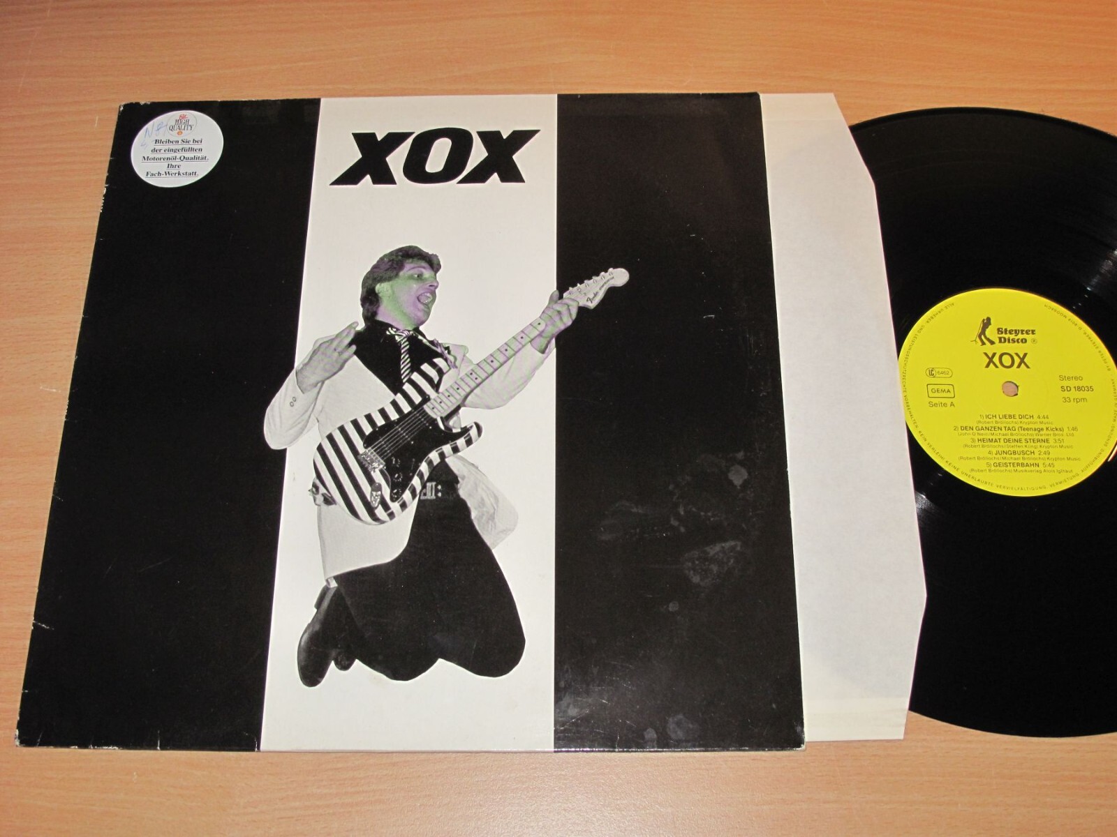 Xox Lp – Same / 1983 German Steyrer Press New Wave in Mint