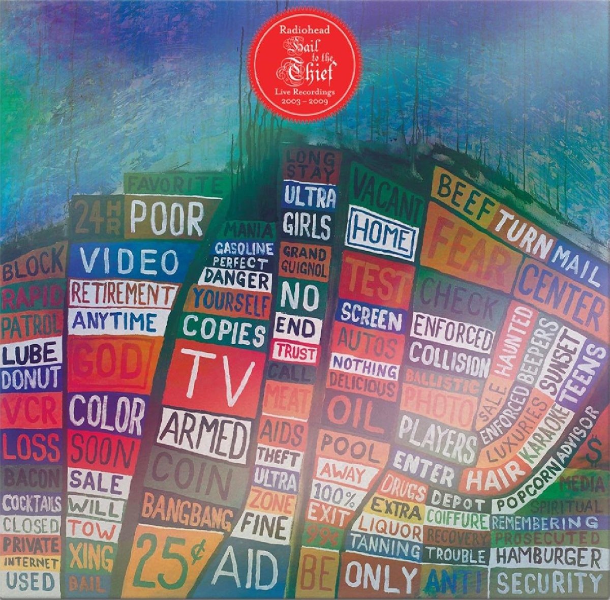 Radiohead Hail To The Thief Live Recordings 2003-2009 1LP Black Vinyl XL1563LP
