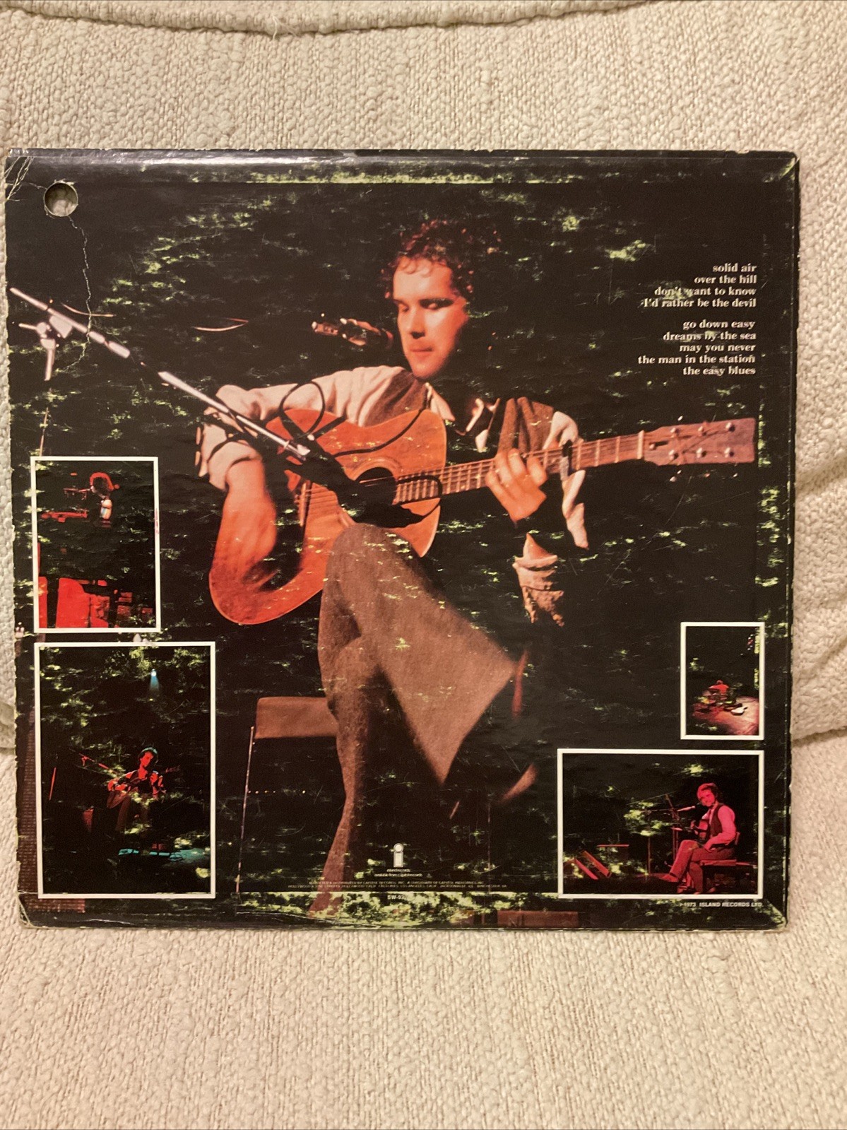 John Martyn Solid Air Vinyl LP SW-9325 Island US 1973 STERLING FREE SHIPPING