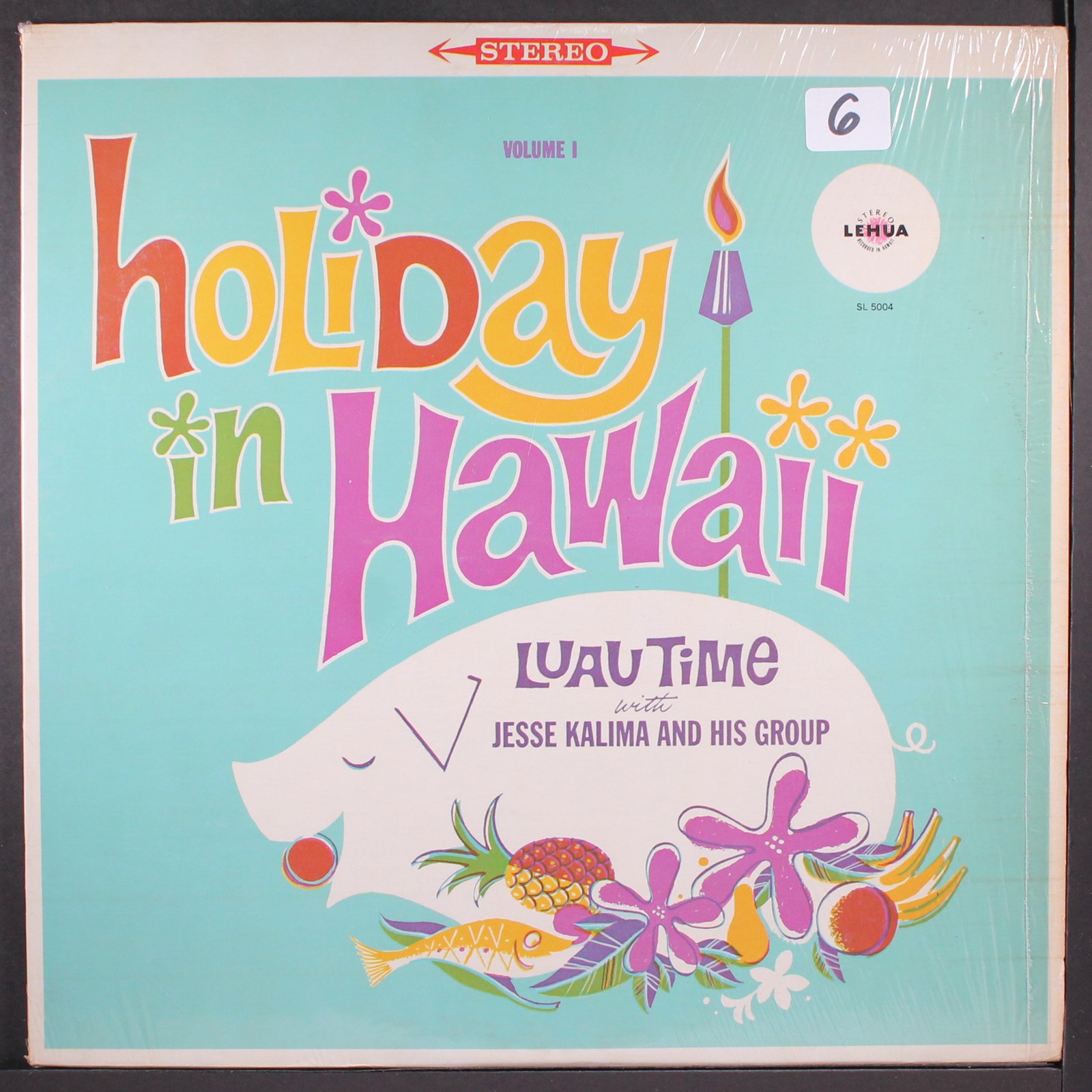JESSES KALIMA: holiday in hawaii LEHUA 12″ LP 33 RPM