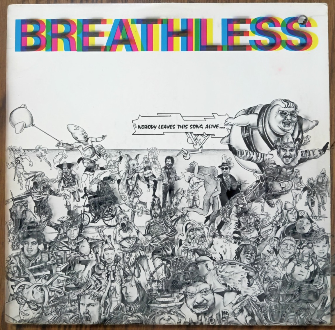 BREATHLESS – Nobody Leaves This Song Alive 1980 Vinyl LP EMI America SW-17041