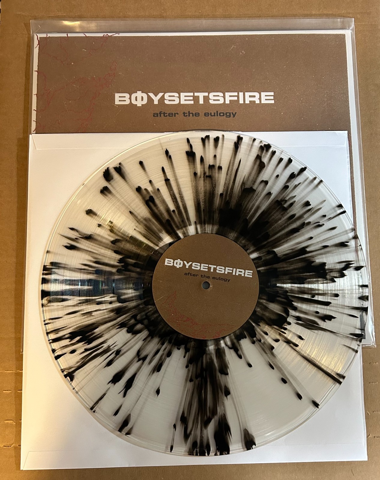LP: BOYSETSFIRE – After The Eulogy NEW UNPLAYED REISSUE CLEAR BLACK VINYL EMO