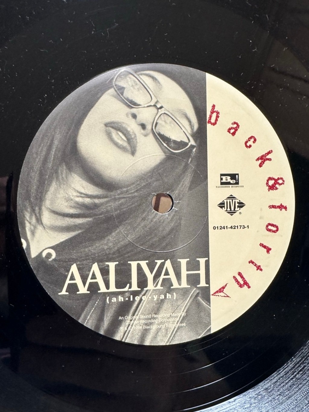 Aaliyah / Back & Forth Original 12″ Single (1994 JIve) R.Kelly