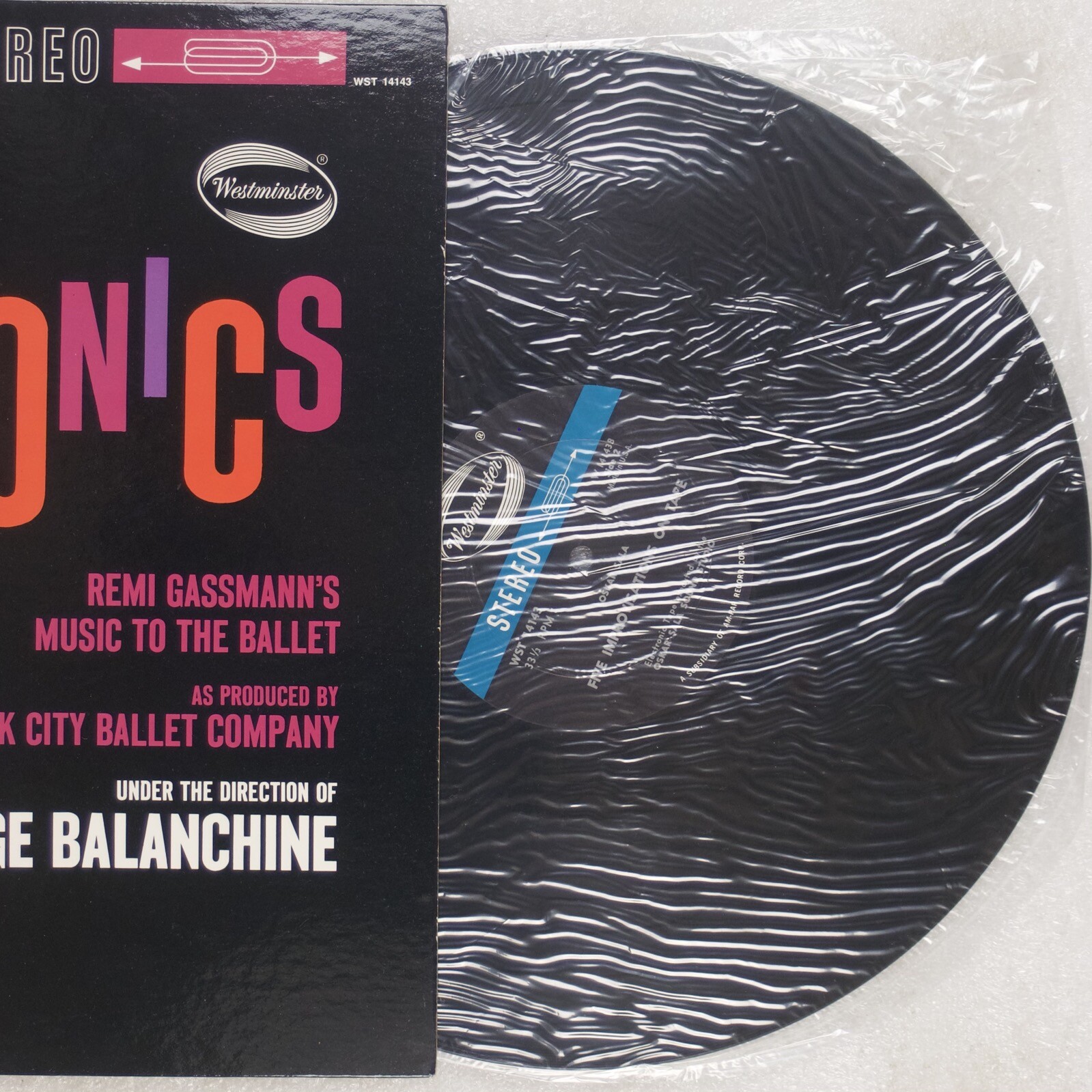 ELECTRONICS: Improvisations on Magnetic Tape Balanchine Westminer LP Vinyl Rare