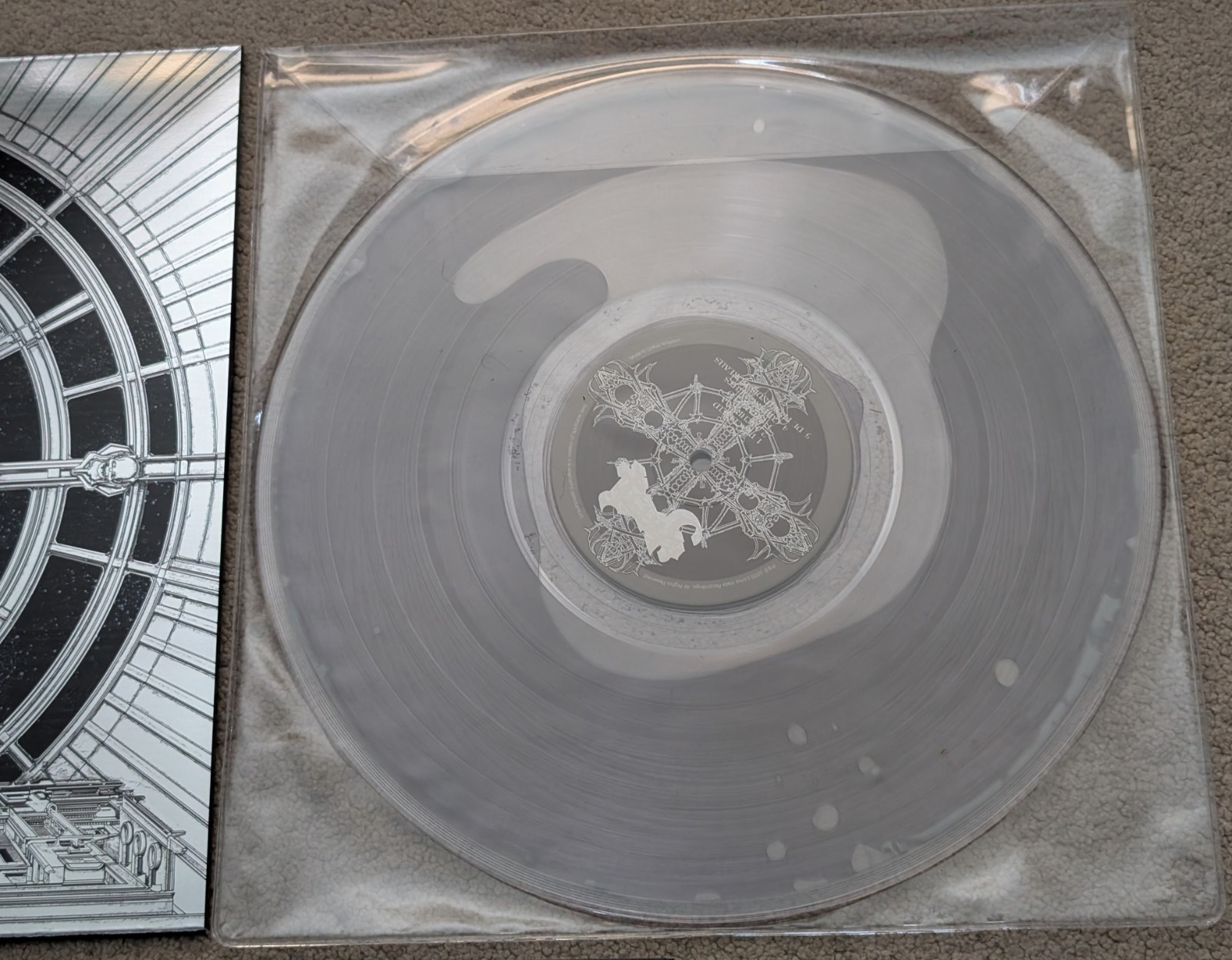 GHOST – SKELETA – Oxidized Metallic Silver LIQUID FILLED VINYL LP – New