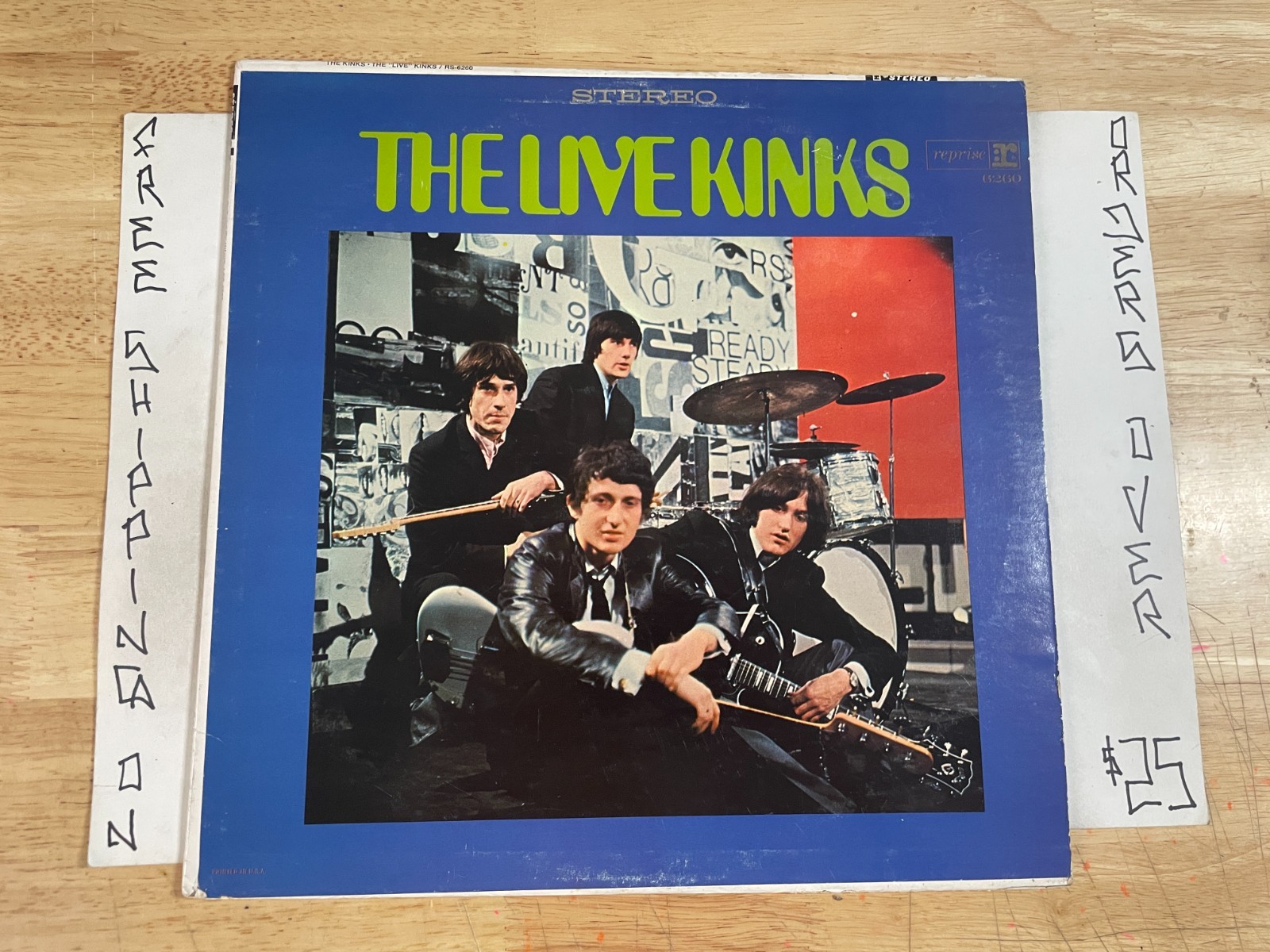 THE KINKS THE LIVE KINKS ORIGINAL 1967 STEREO LP YOU REALLY GOT ME/DANDY