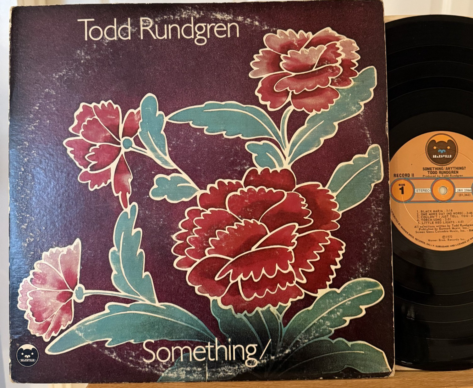Todd Rundgren Something Anything Vinyl 2 LP Bearsville 2BX 2066 Hello It’s Me