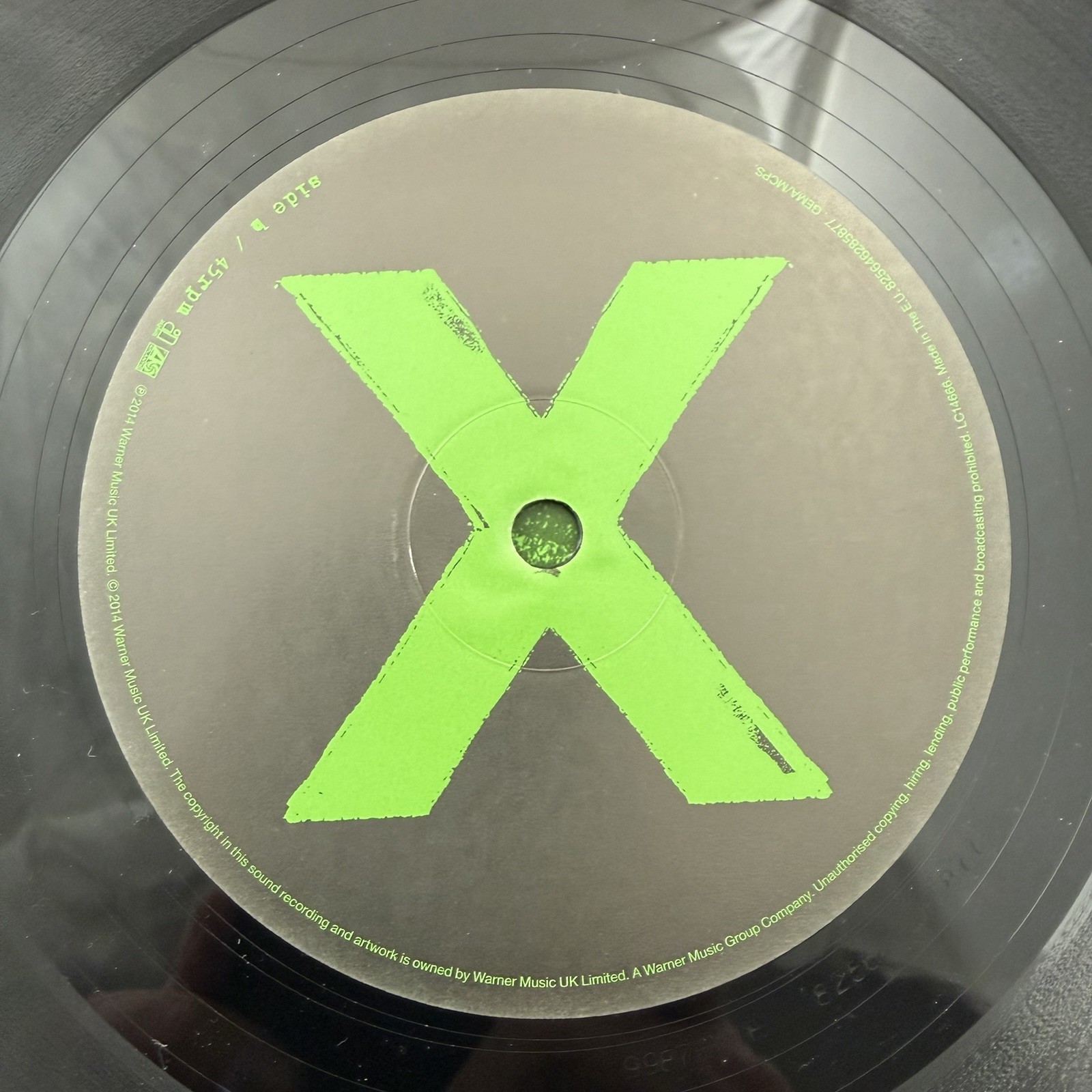ED SHEERAN X 2xLP Asylum 2014 UK EXCELLENT