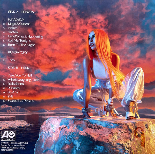 AVA MAX Heaven & Hell LP on NEON ORANGE VINYL New SEALED