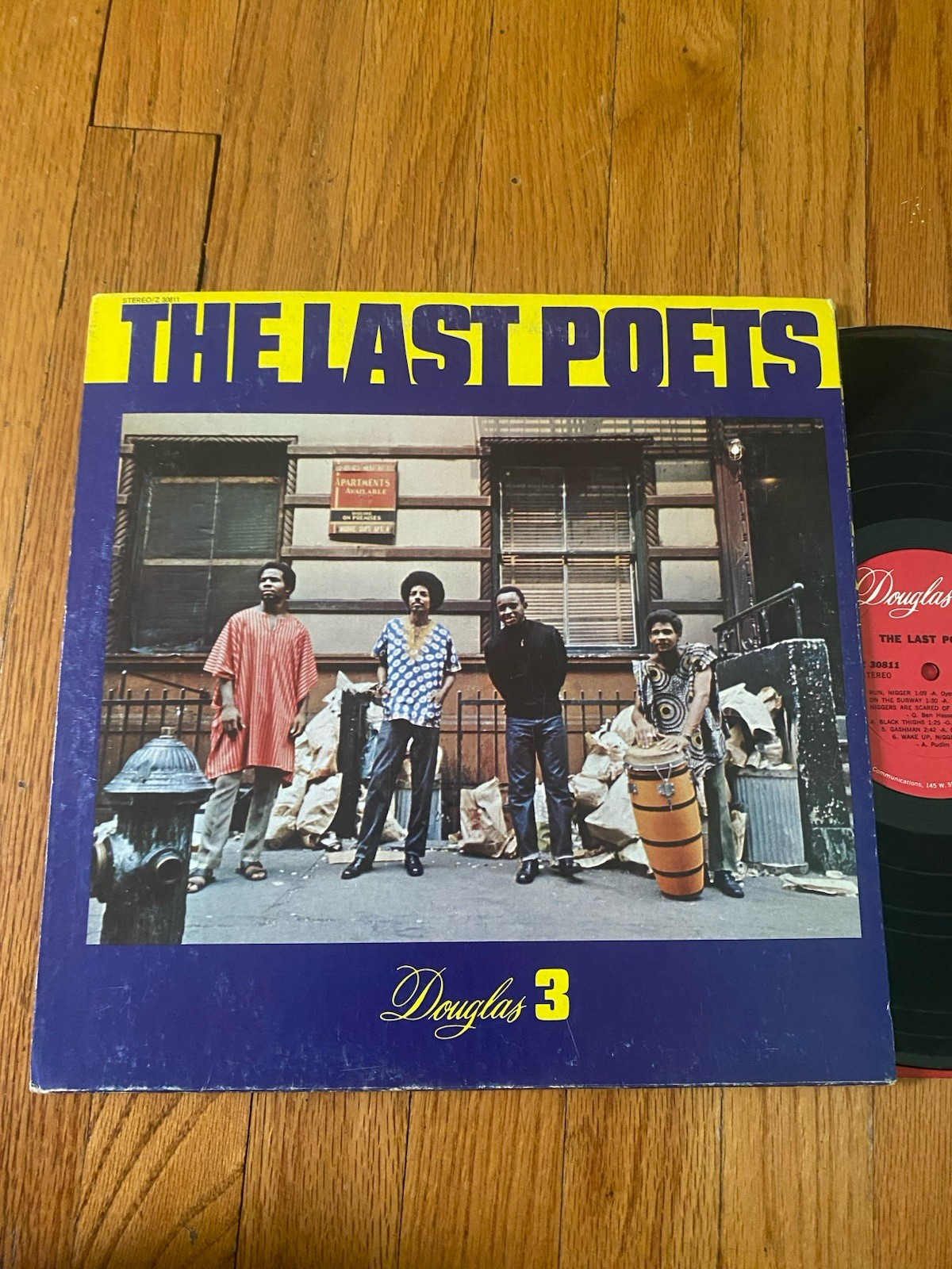 THE LAST POETS SELF-TITLED EX LP ORIG. 1970 DOUGLAS 3 MORE LPS FREE SHIP