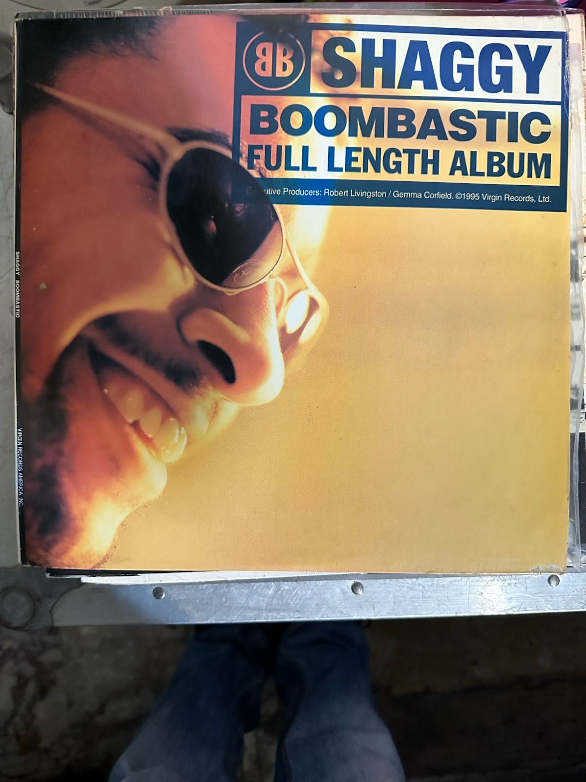 Shaggy LP “Boombastic” Full Length Album ~ 1995 ~ Virgin Original ~ Reggae