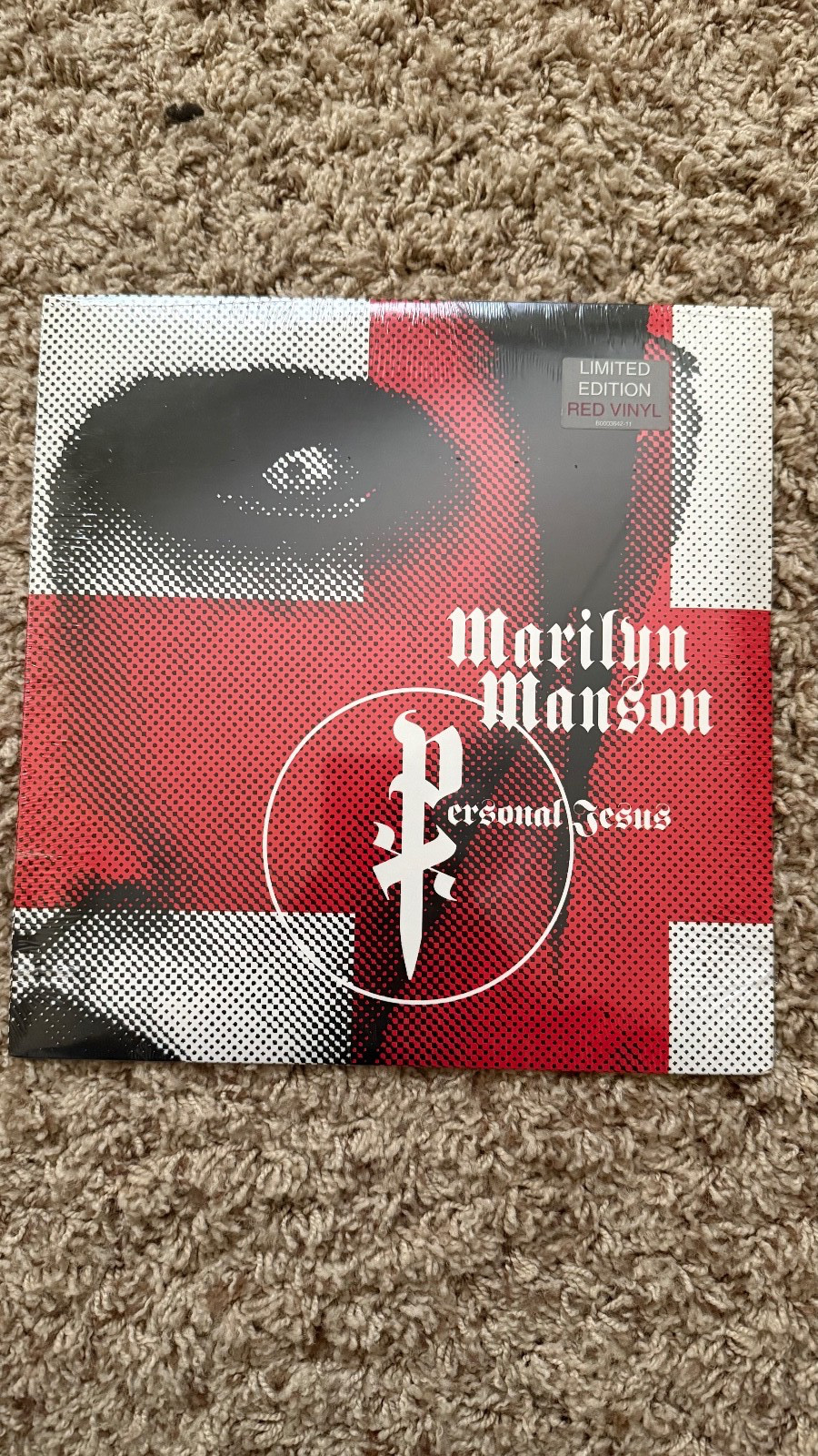 MARILYN MANSON PERSONAL JESUS Limited Edition RED 10″ VINYL **FACTORY SEALED**