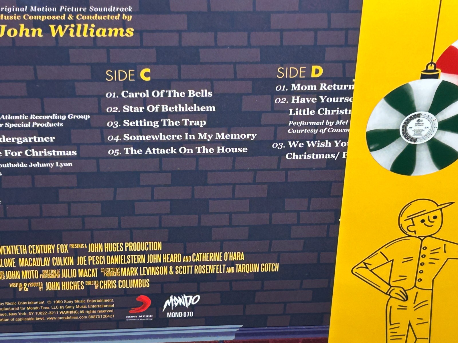 HOME ALONE – Soundtrack, Limited 2LP CORNETTO COLORED VINYL Gatefold + OBI New!