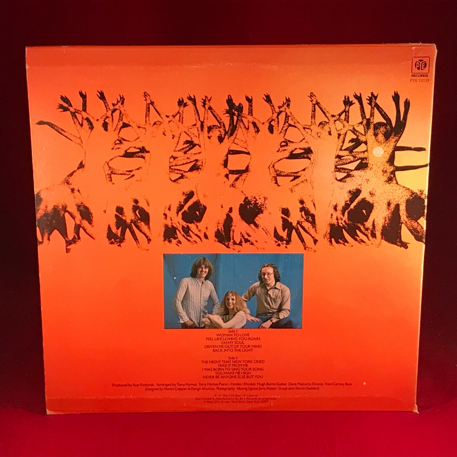 PRELUDE Back Into The Light 1976 USA Pye Records vinyl LP EXCELLENT CONDITION