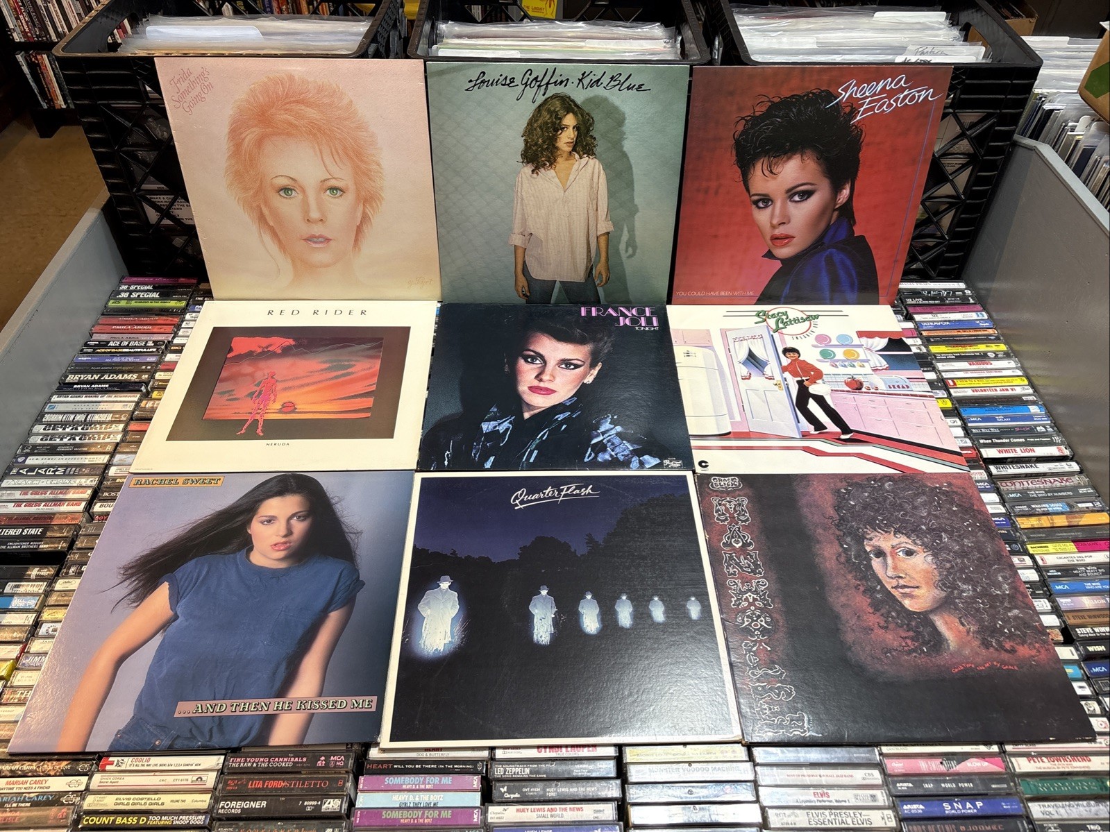 Rock / Pop 9x VINYL LP RECORD ALBUM LOT VG+