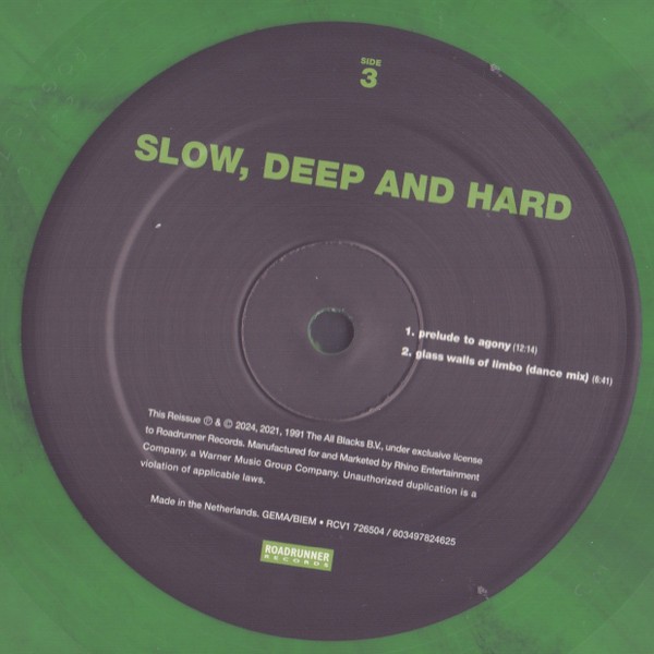 Type O Negative – Slow, Deep And Hard [Green&Black marble LP] (2vinyl)